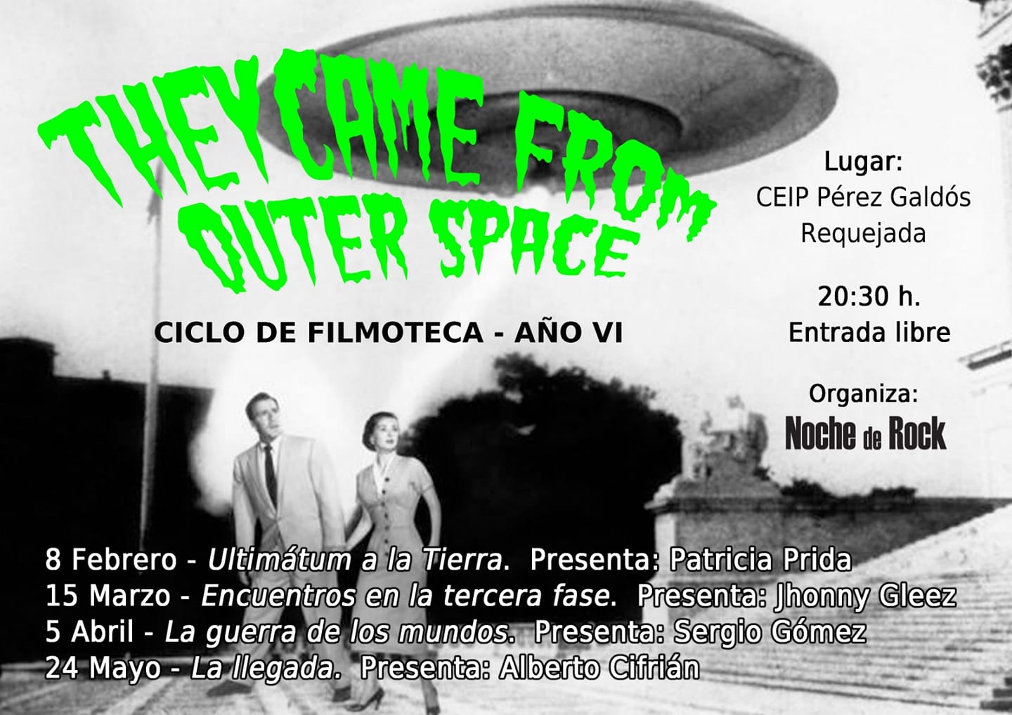 CICLO DE FILMOTECA – THEY CAME FROM OUTER SPACE