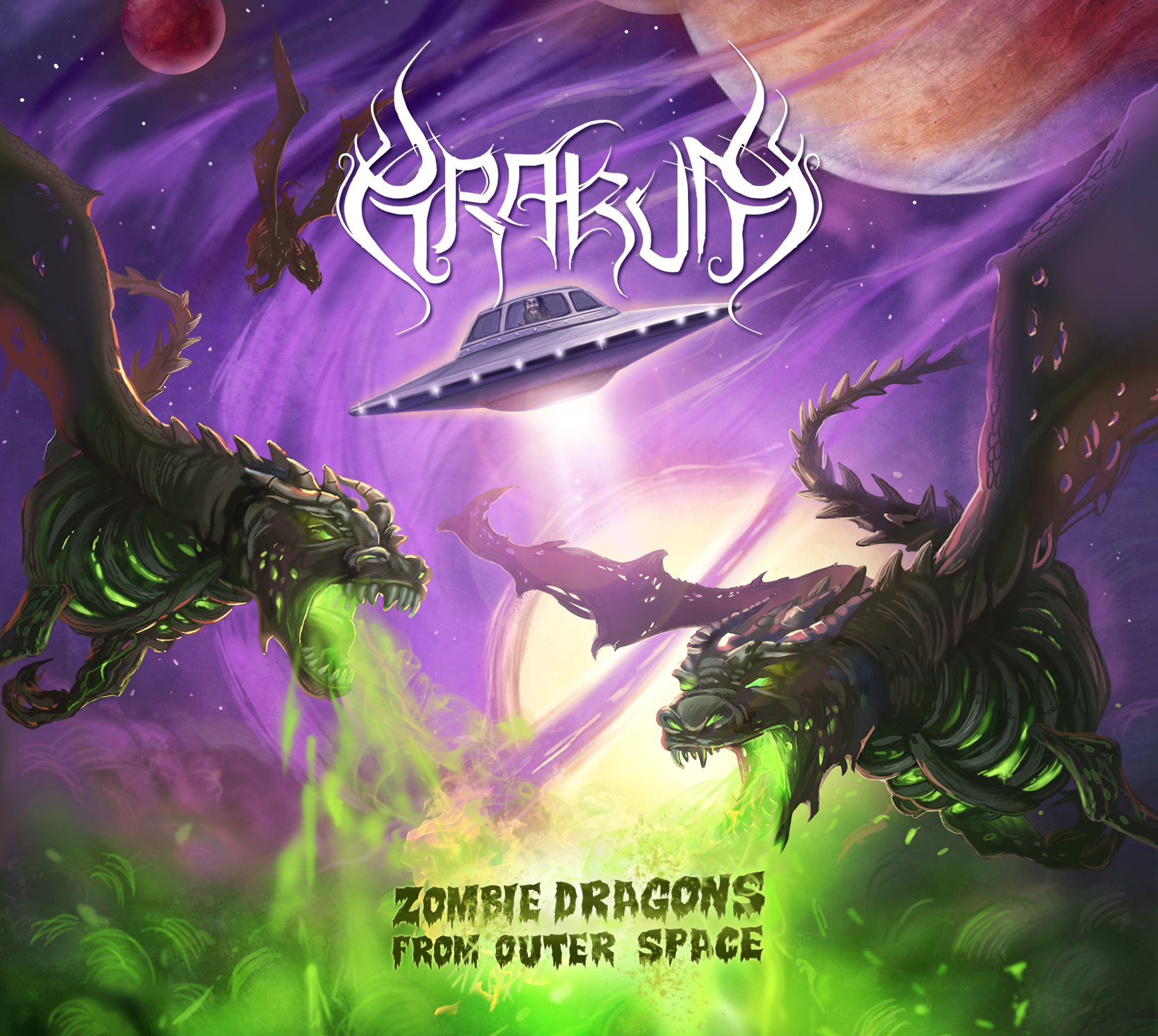 LA NUEVA PORTADA DE DRAKUM «ZOMBIE DRAGONS FROM OUTER SPACE»