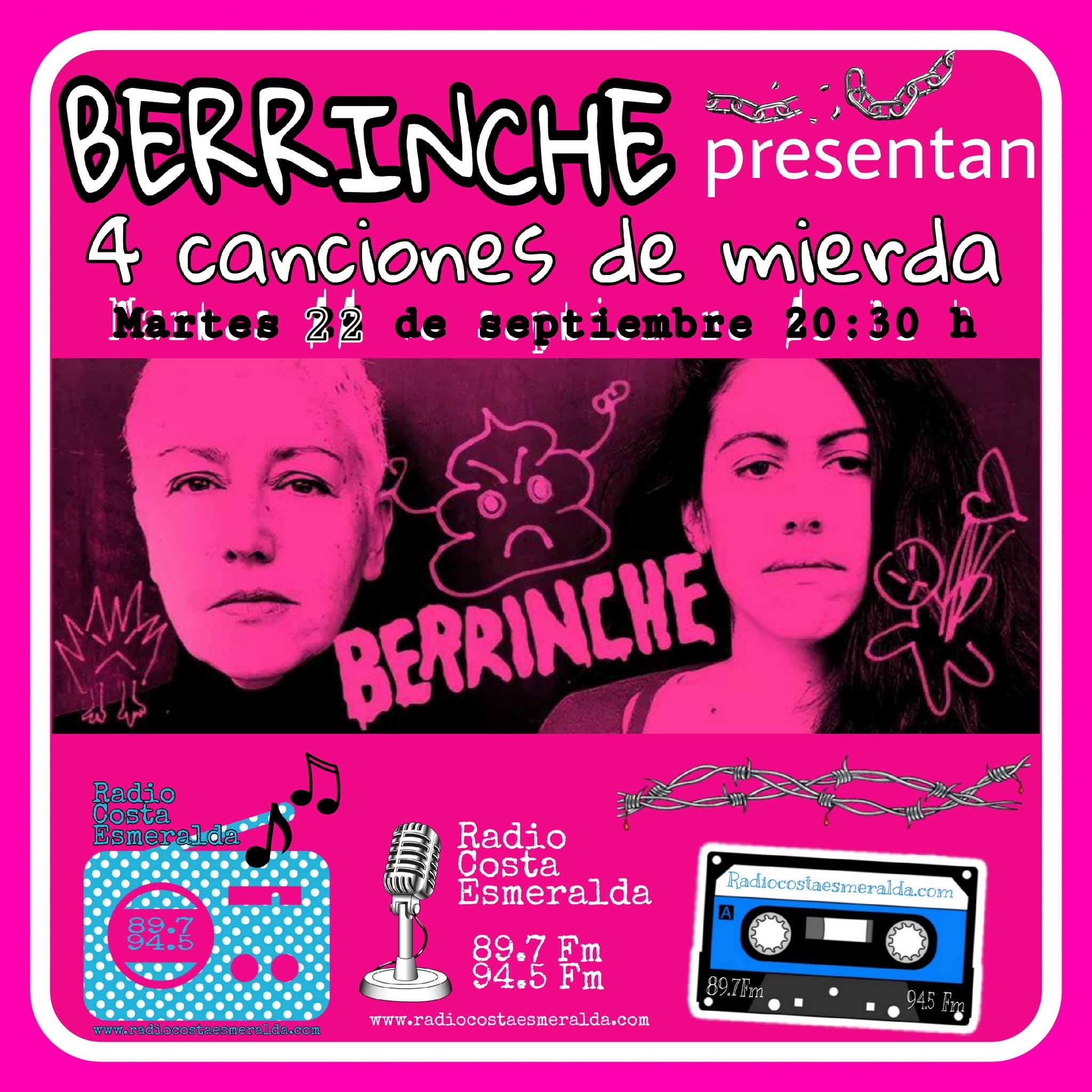 BERRINCHE EN RADIO COSTA ESMERALDA