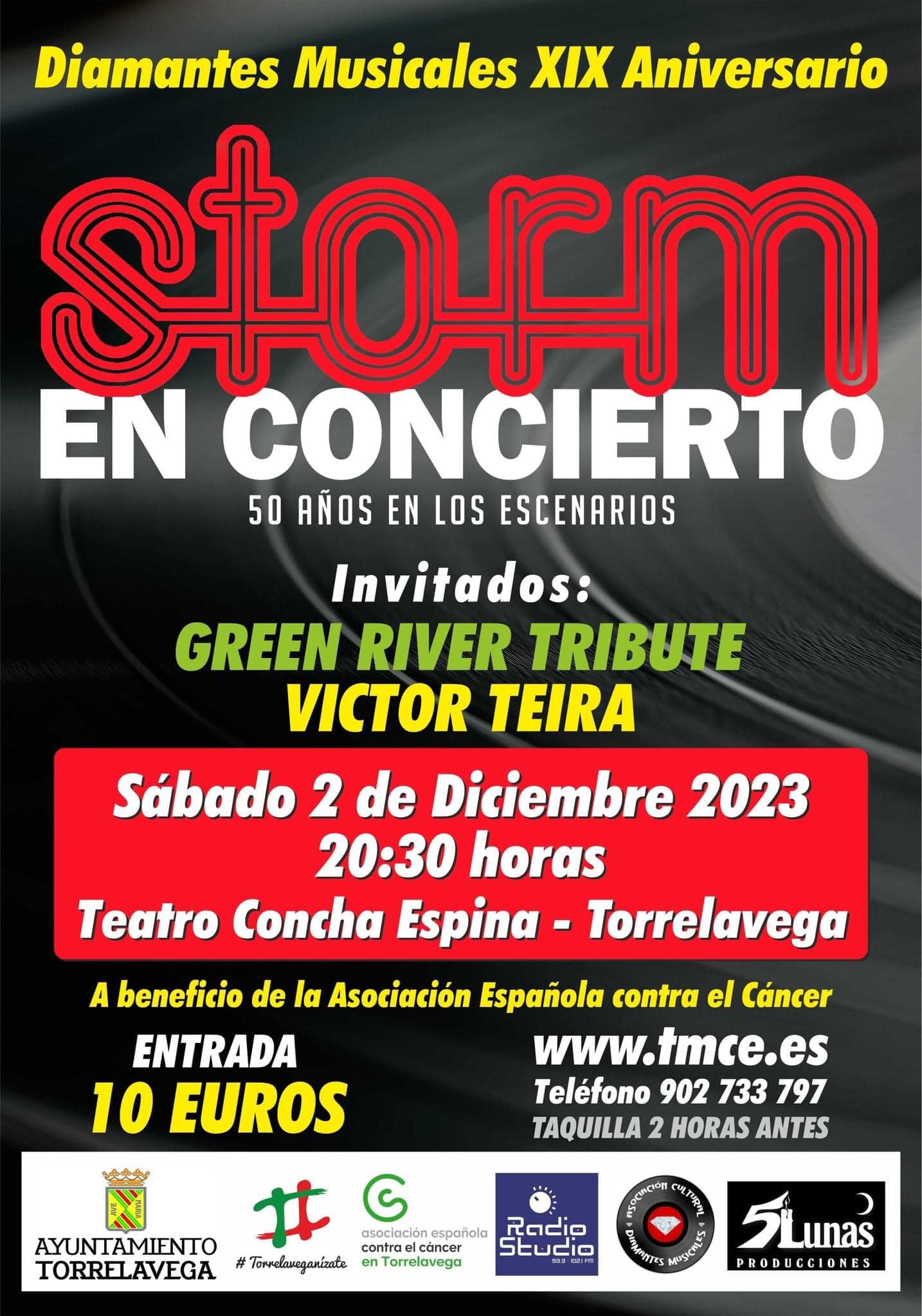 STORM + GREEN RIVER TRIBUTE + VÍCTOR TEIRA EN TORRELAVEGA