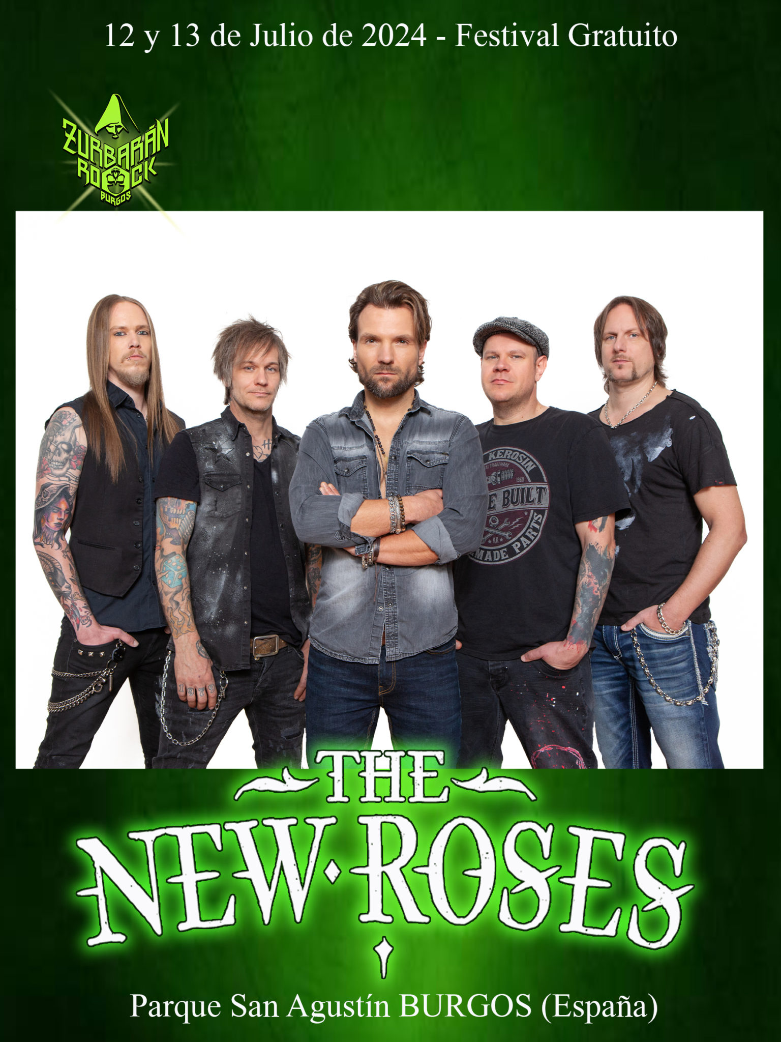 THE NEW ROSES SE INCORPORA AL CARTEL DEL ZURBARÁN ROCK