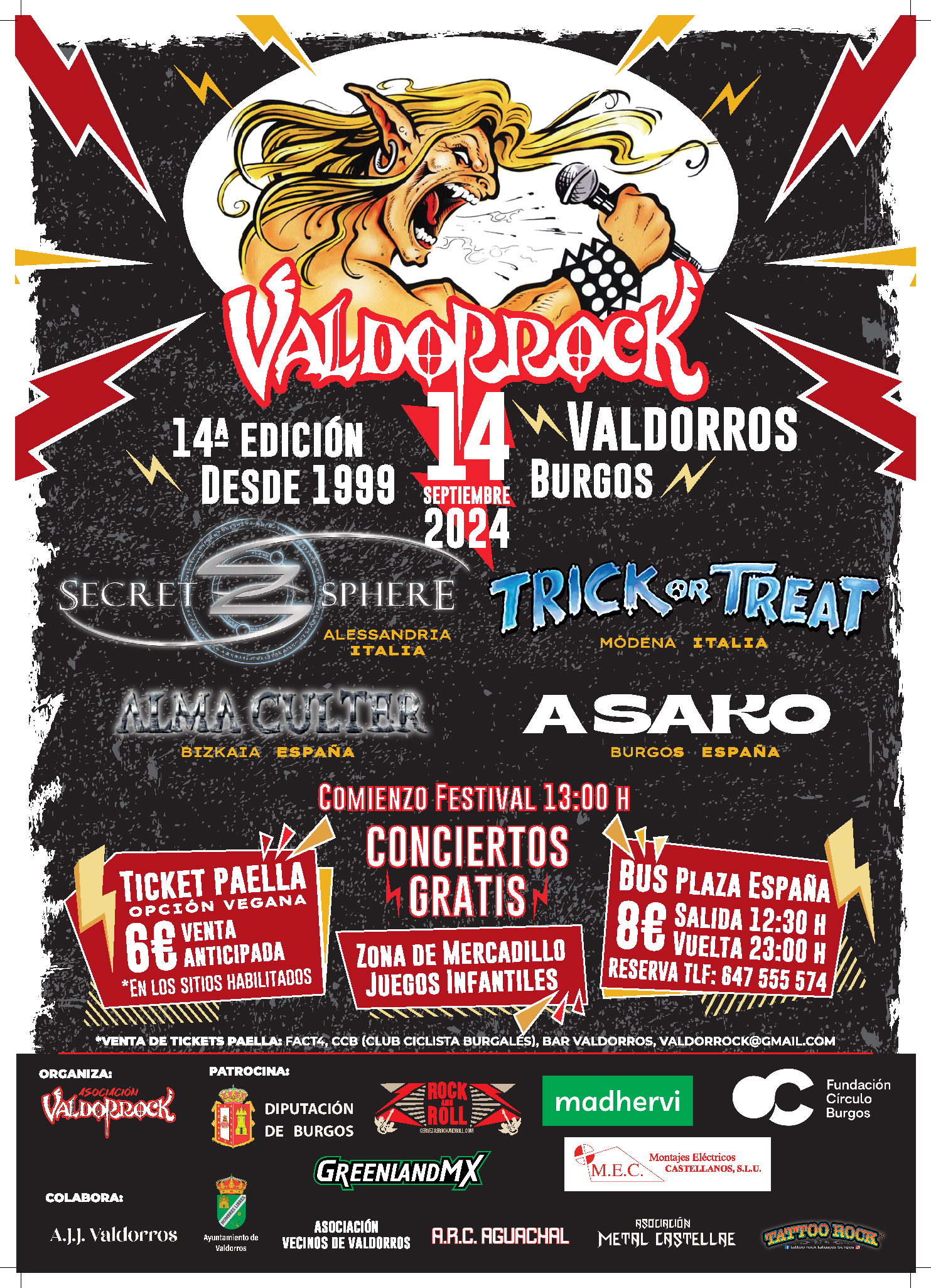CONFIRMACIONES CARTEL FESTIVAL VALDORROCK