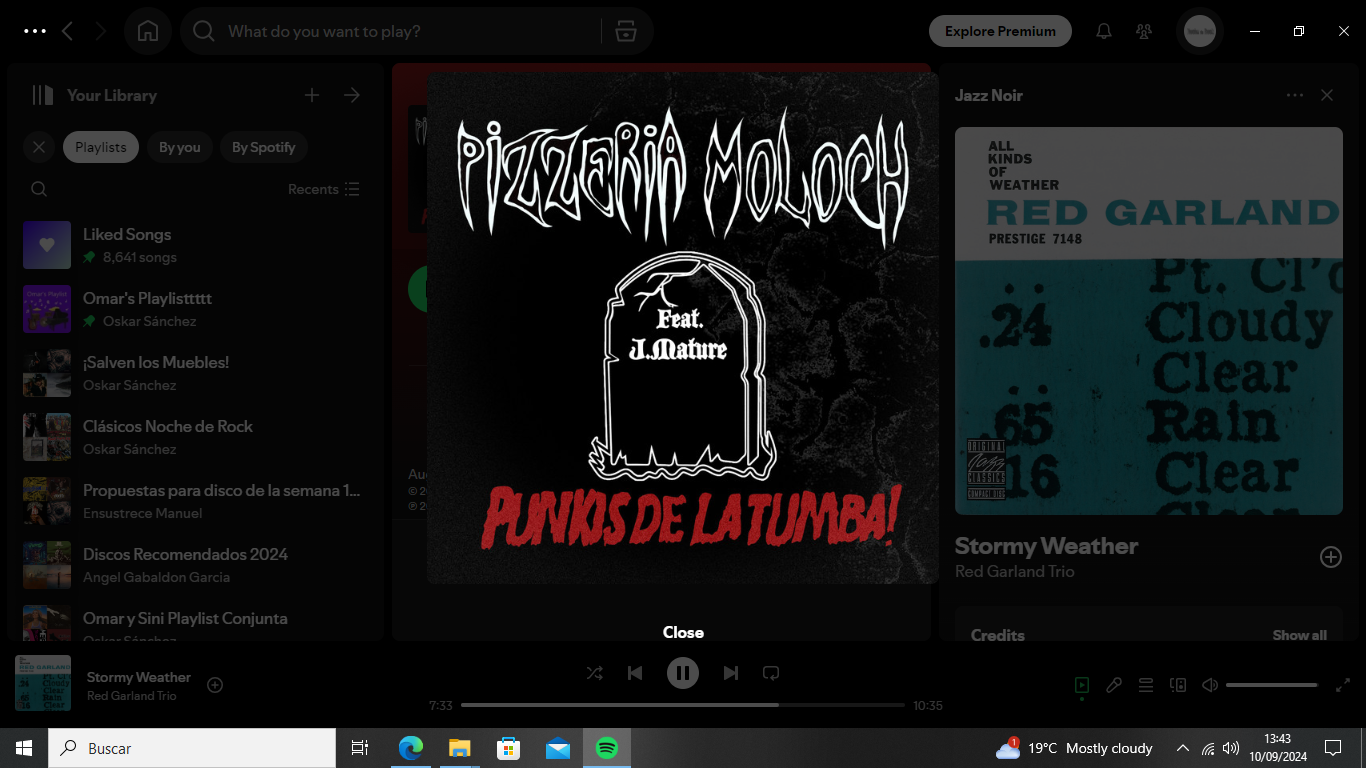 PIZZERÍA MOLOCH al Disco de la Semana