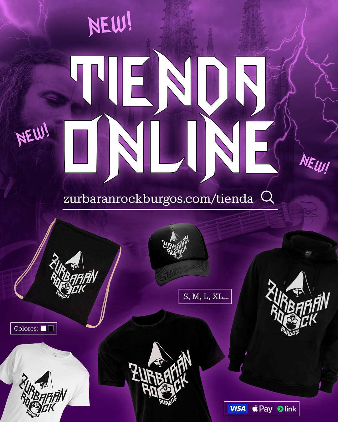 ZURBARAN ROCK, TIENDA ONLINE + CONFIRMACIONES