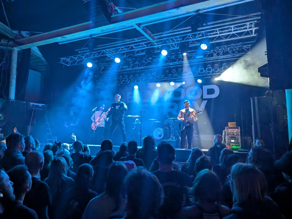 Elwood Stray en el escenario