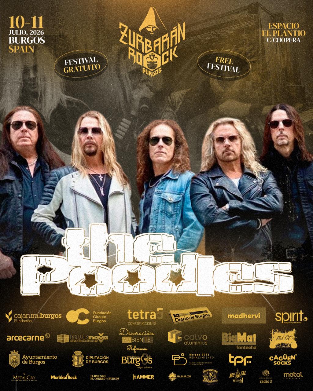 THE POODLES EN EL ZURBARAN ROCK DE BURGOS