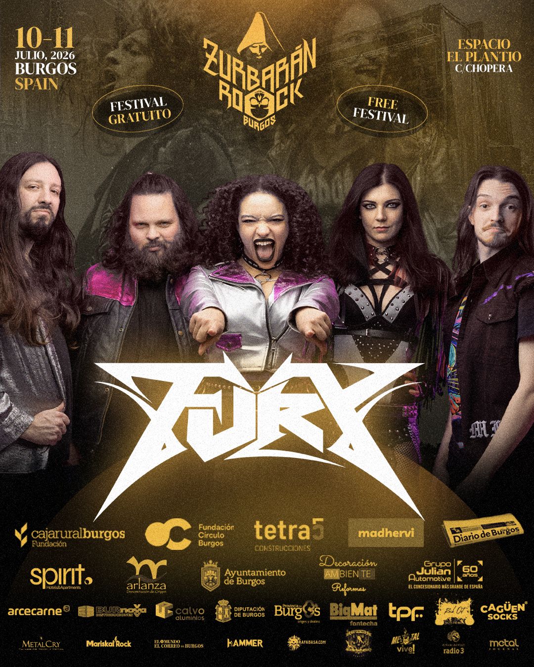 FURY SE INCORPORA AL ZURBARAN ROCK