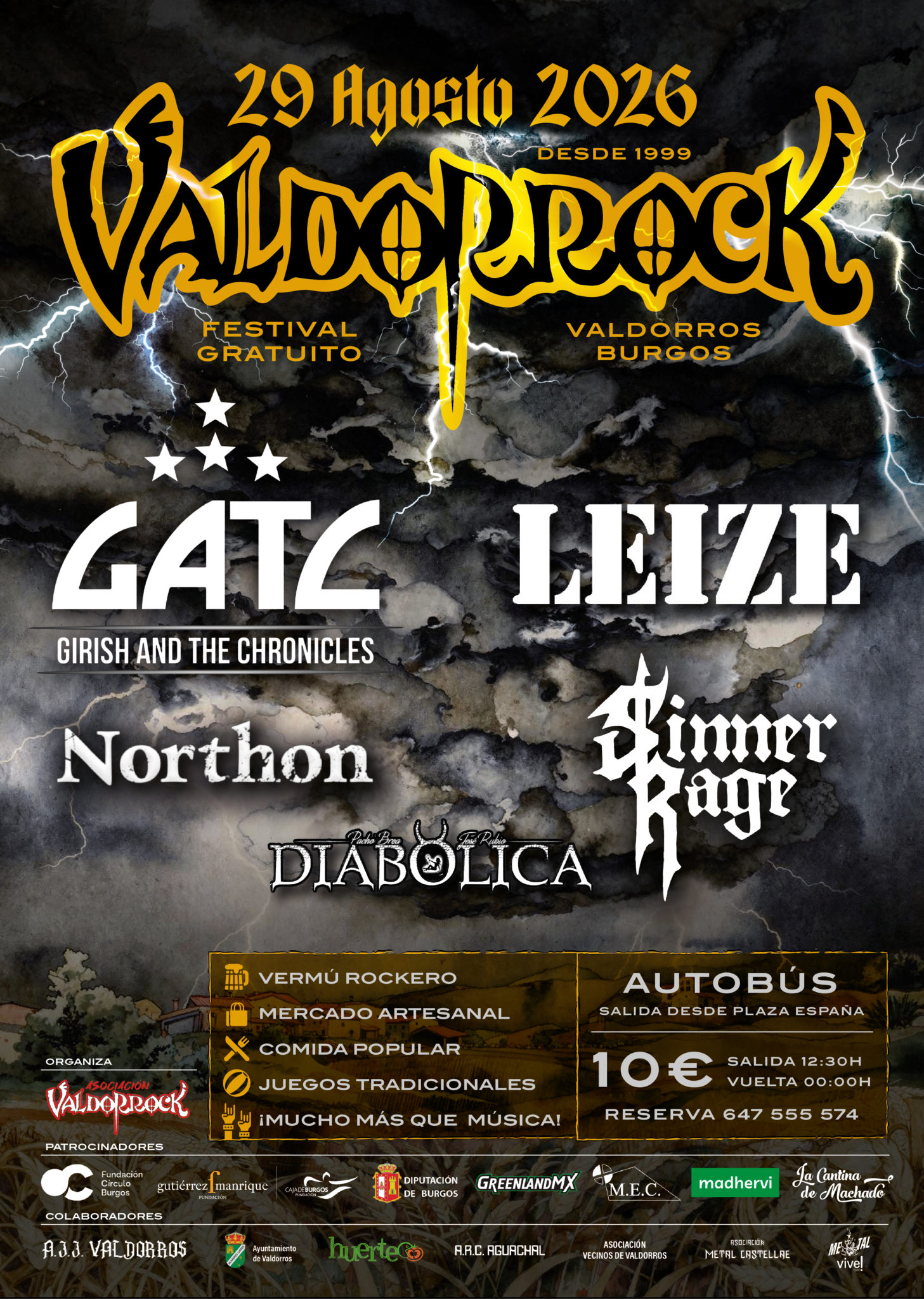 VALDORROCK PRESENTA EL PROGRAMA COMPLETO DE SU EDICIÓN 2026